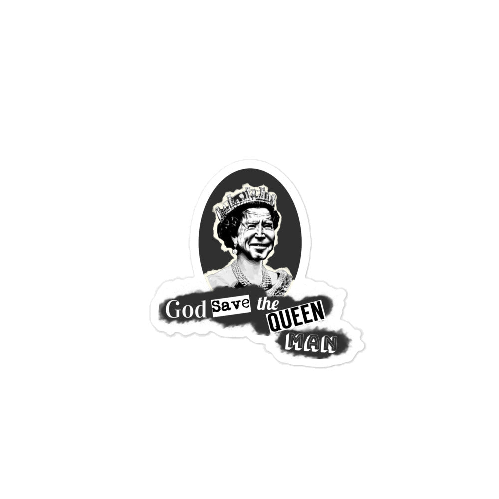 God Save The Queen Man - Bubble-free stickers