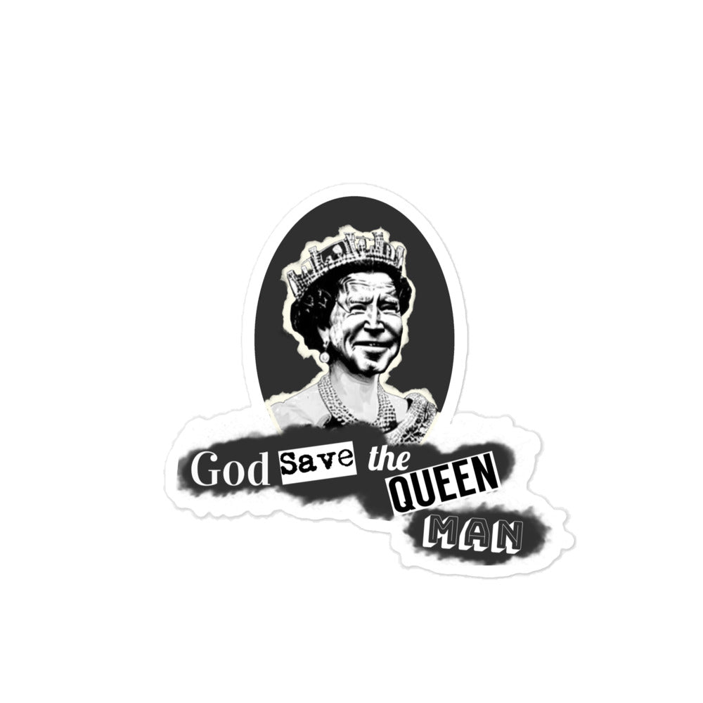 God Save The Queen Man - Bubble-free stickers