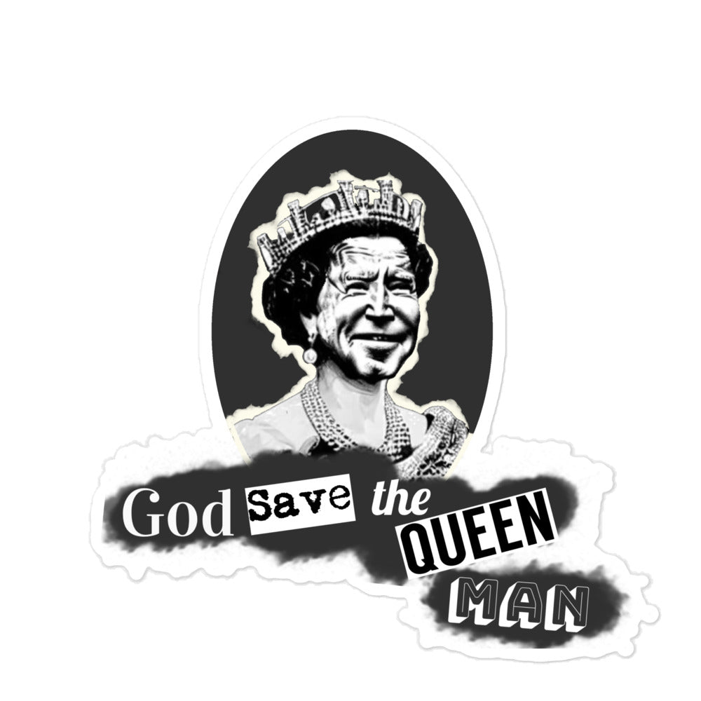 God Save The Queen Man - Bubble-free stickers